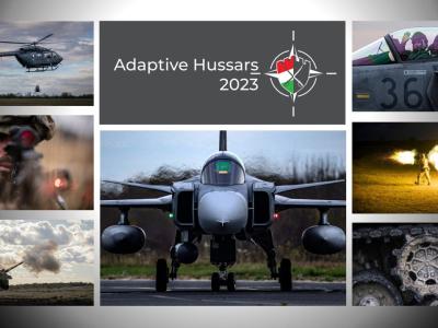 Előadás az Adaptive Hussars 2023 nemzetközi gyakorlatról